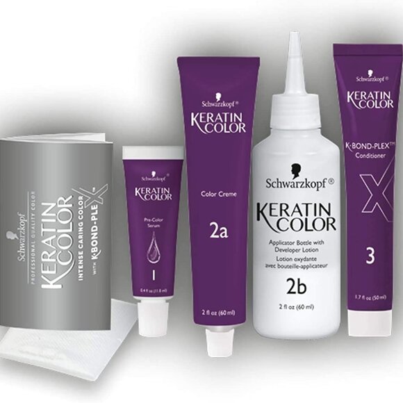 Schwarzkopf Keratin Color Anti-Age Permanent Hair Color, 8.0 Silky Blonde - Picture 3 of 4